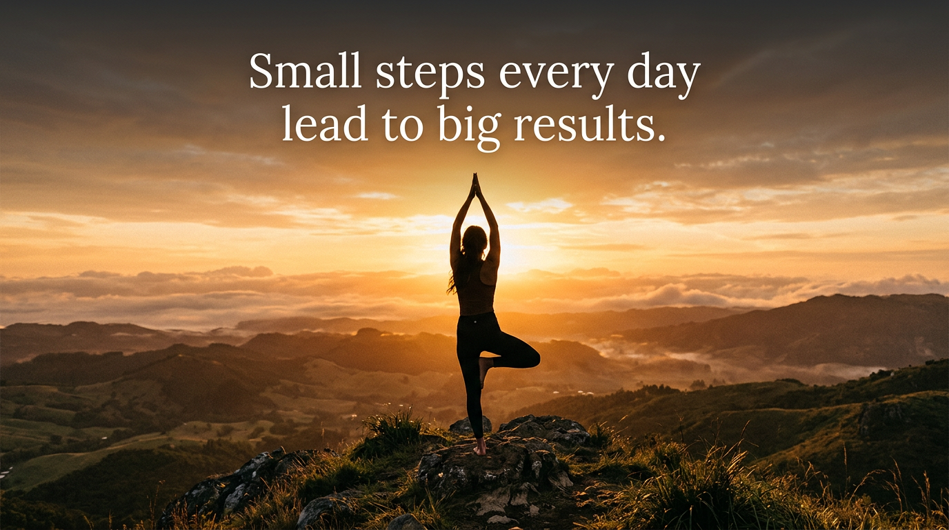 AI-generated motivational Facebook post for a fitness coach