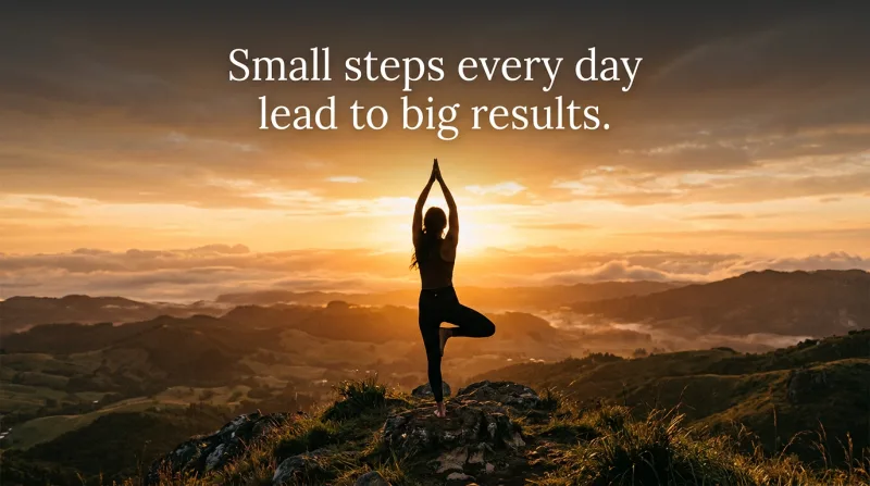 AI-generated image for a fitness motivational post
