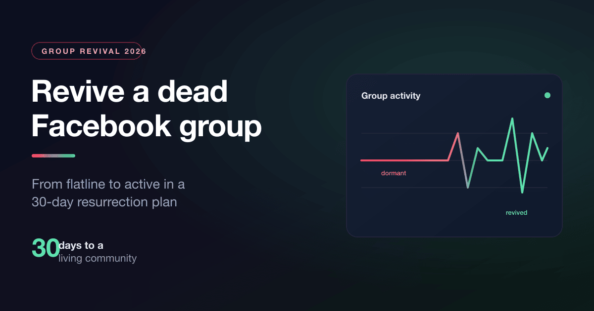 Group activity monitor graphic showing a flat dormant line spiking back into an active heartbeat