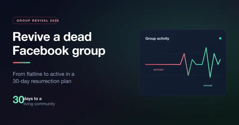 Group activity monitor graphic showing a flat dormant line spiking back into an active heartbeat